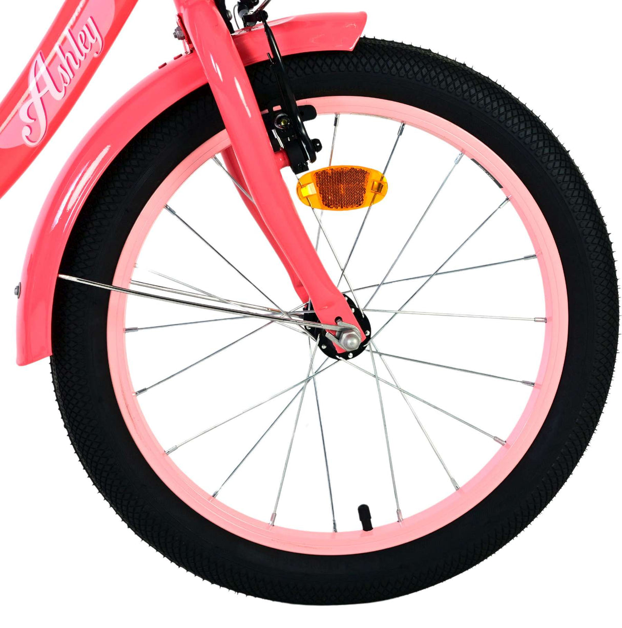 Volare Ashley Kinderfahrrad – Mädchen – 18 Zoll – Rosa Rot