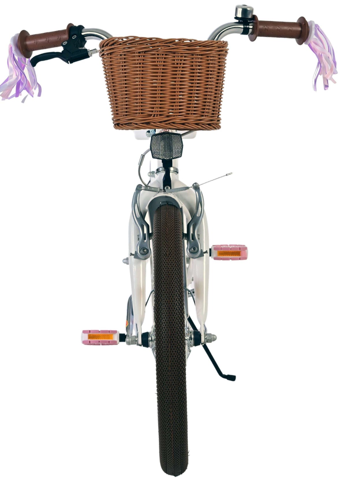 Volare Blossom Kinderfahrrad - Mädchen - 18 Zoll - Weiß
