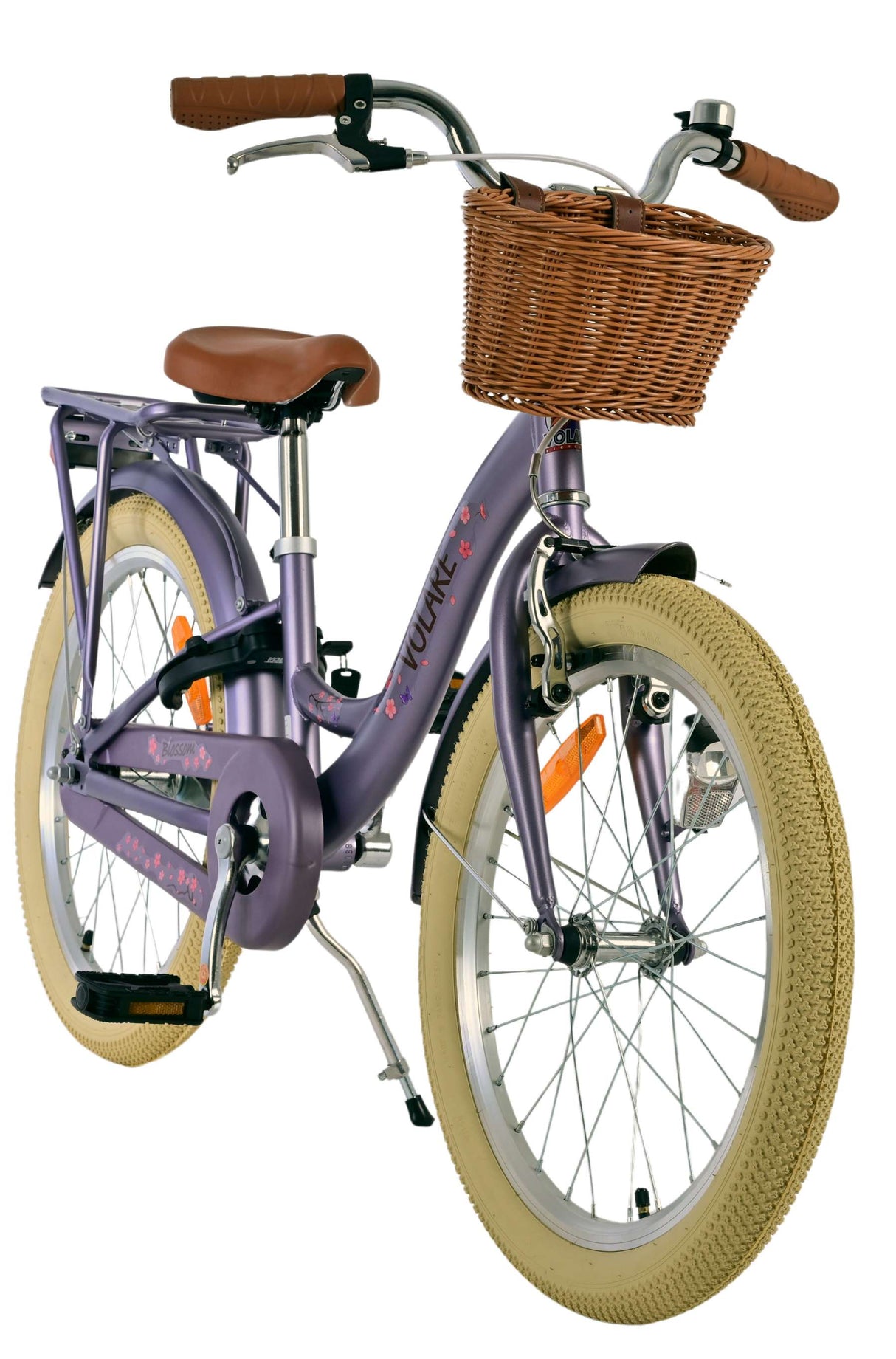 Volare Blossom Kinderfahrrad - Mädchen - 20 Zoll - Lila
