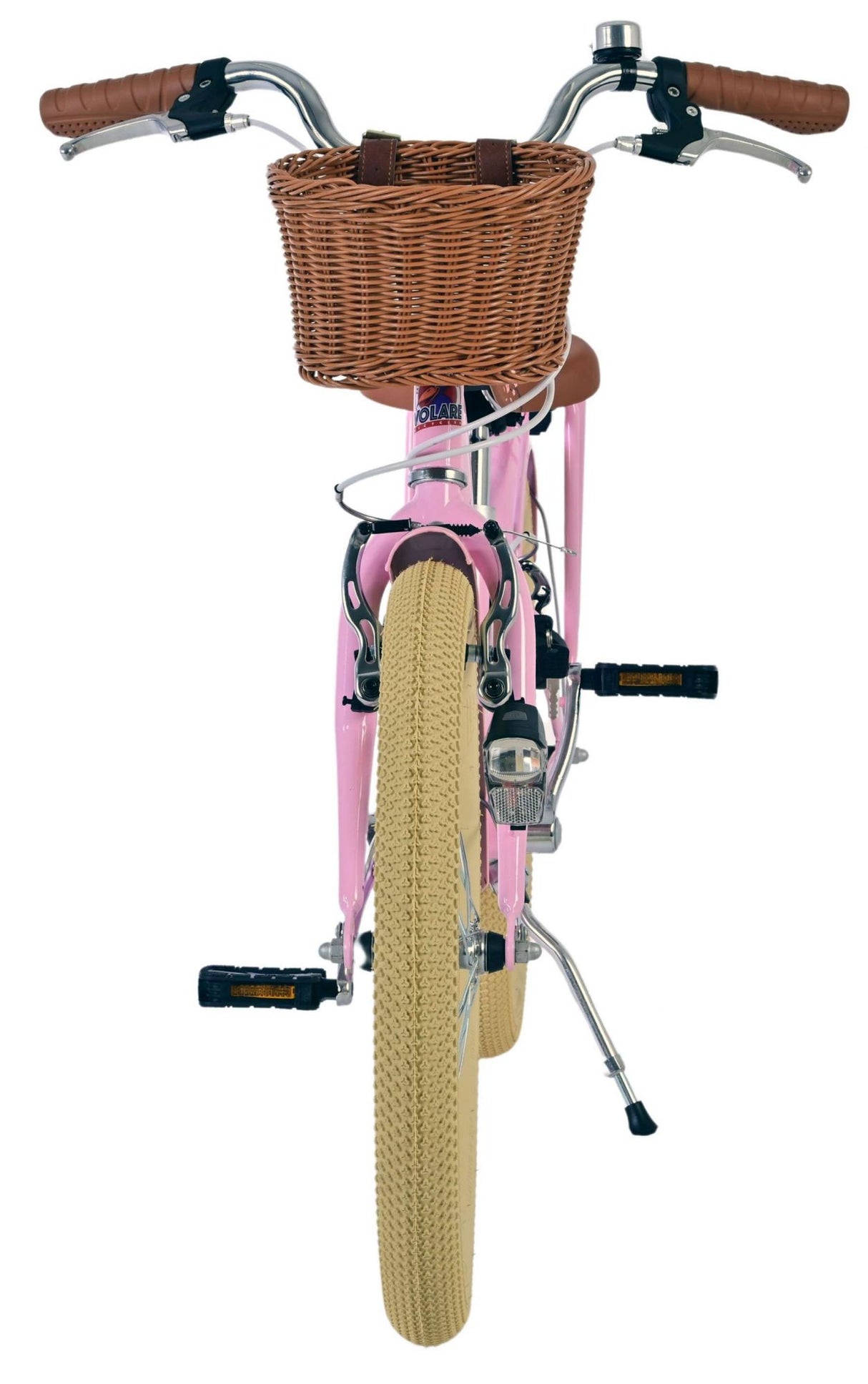 Volare Blossom Kinderfahrrad – Mädchen – 20 Zoll – Pink – zwei Handbremsen