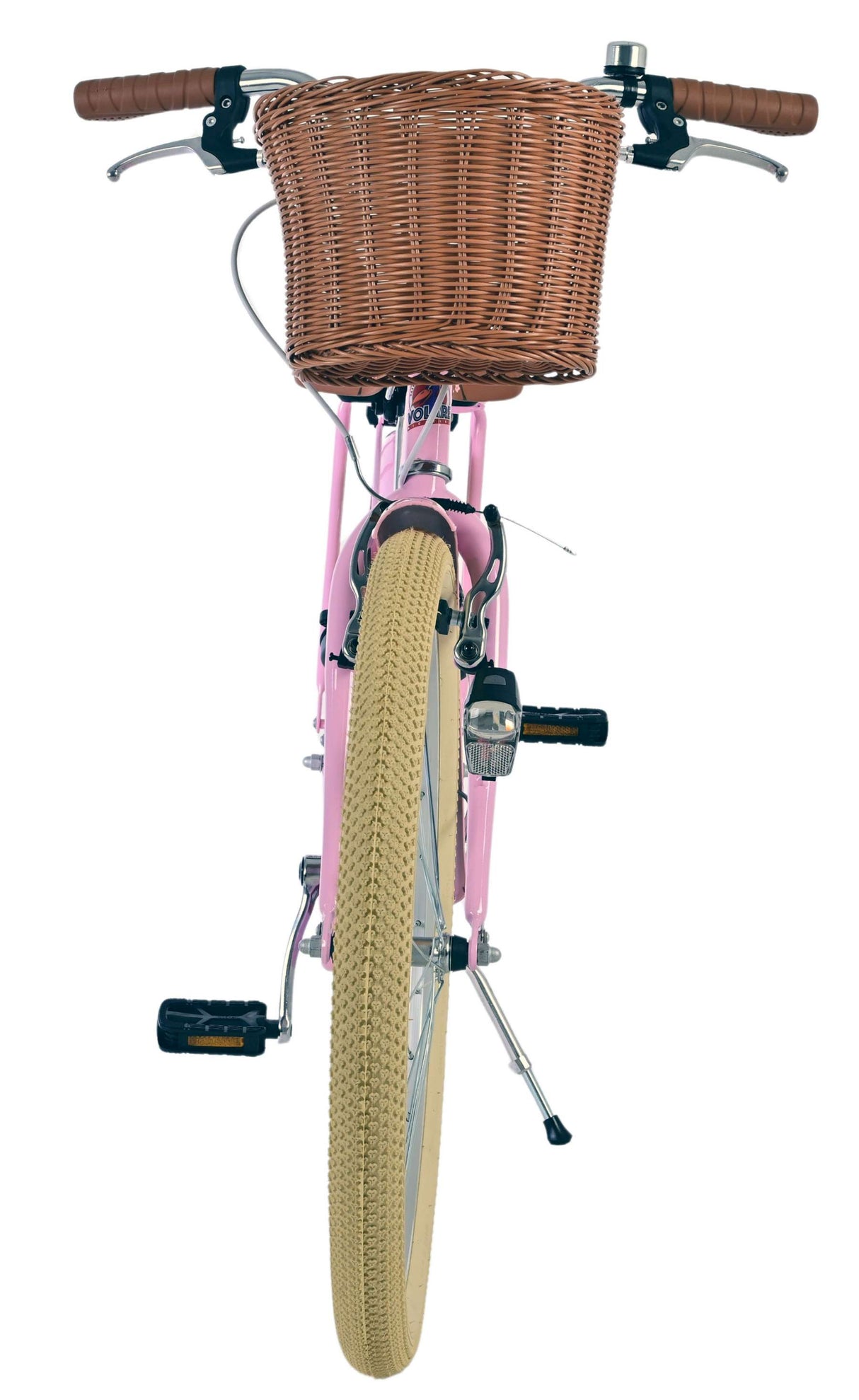 Volare Blossom Kinderfahrrad – Mädchen – 24 Zoll – Pink – zwei Handbremsen