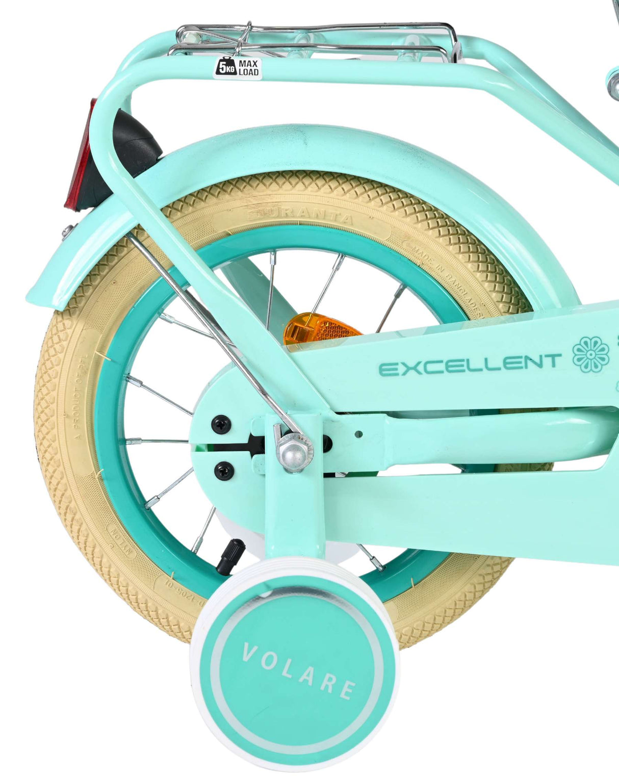 Volare ausgezeichnetes Kinderfahrrad - Mädchen - 12 Zoll - Grün