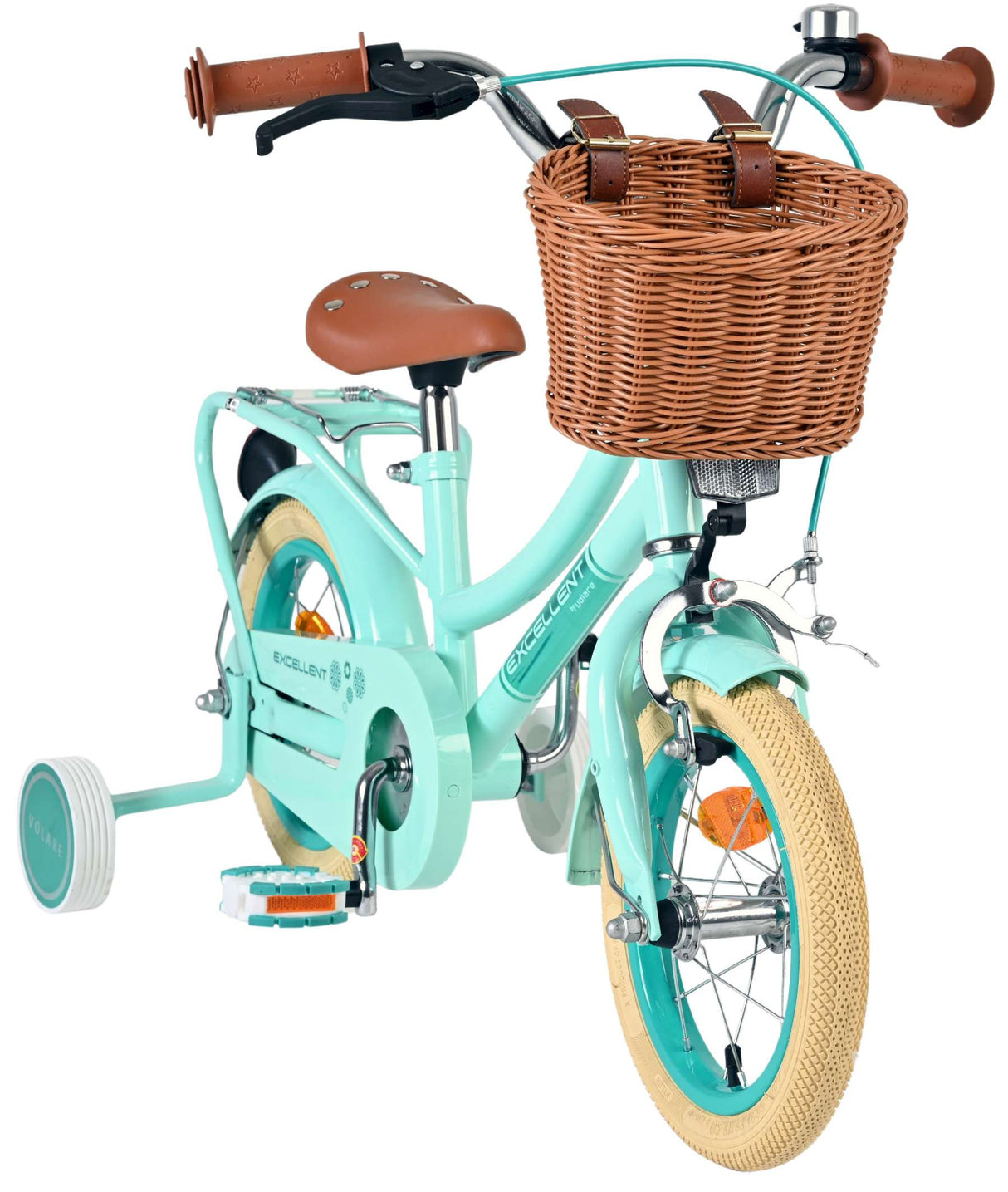 Volare ausgezeichnetes Kinderfahrrad - Mädchen - 12 Zoll - Grün