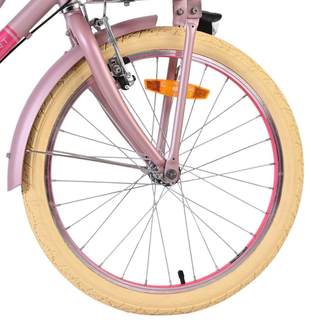 Volare ausgezeichnetes Kinderfahrrad – Mädchen – 20 Zoll – Mattrosa – 3 Gänge