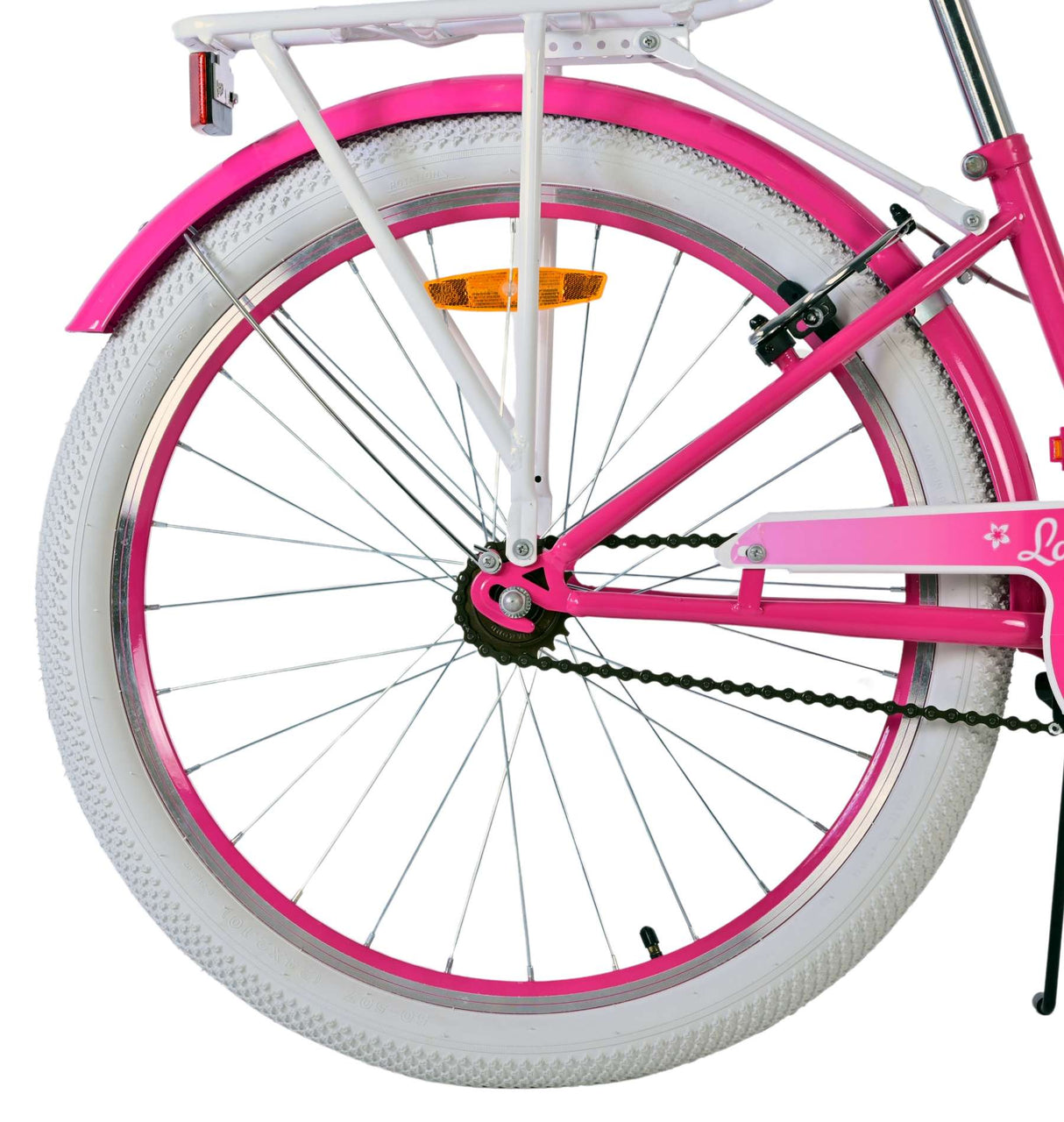 Volare schönes Kinderfahrrad – Mädchen – 24 Zoll – Pink – zwei Handbremsen