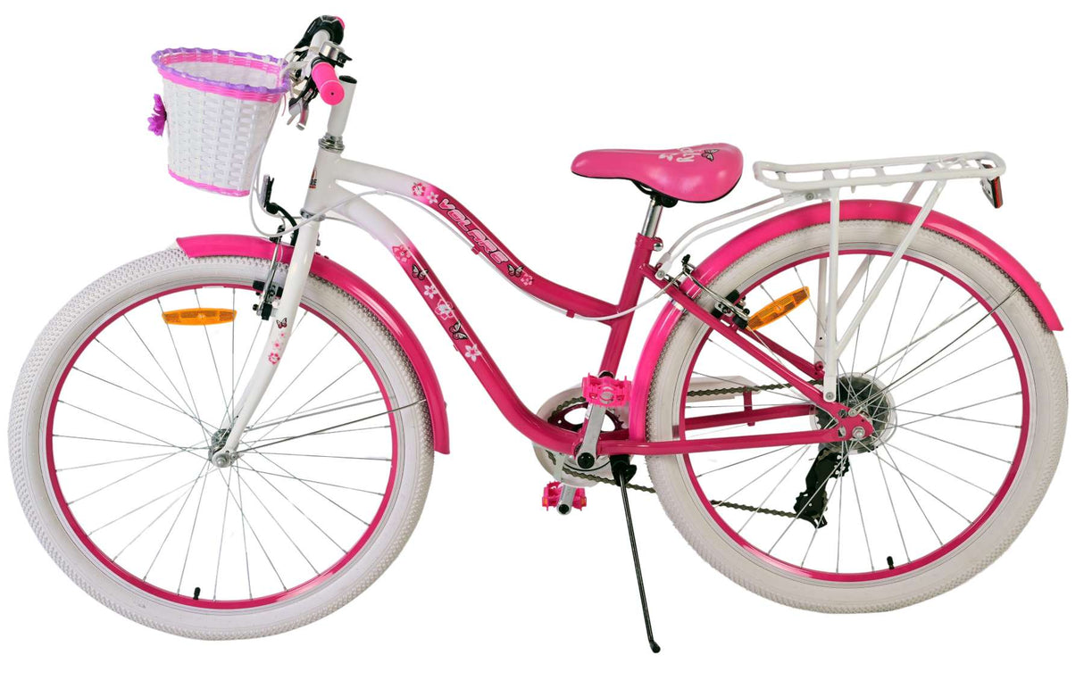 Volare schönes Kinderfahrrad – Mädchen – 26 Zoll – Rosa – 7 Gänge