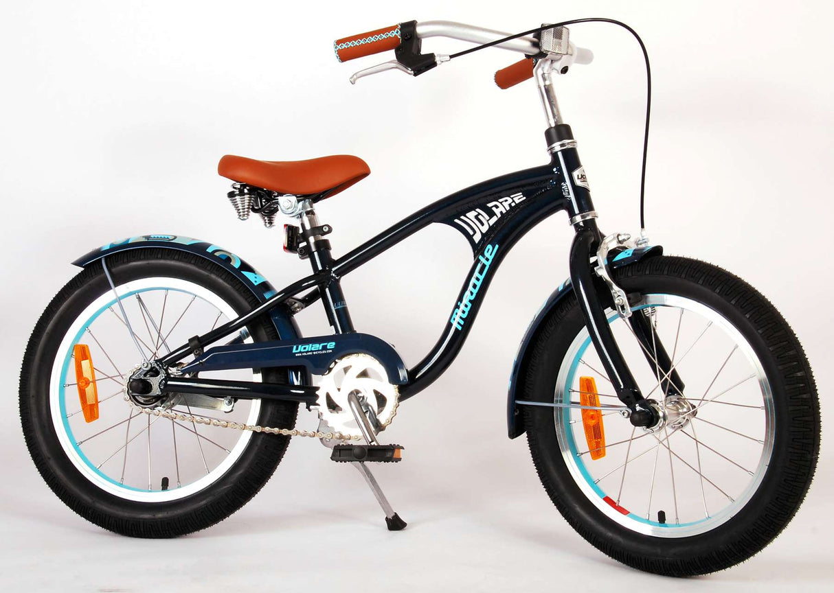 Volare Miracle Cruiser Kinderfahrrad - Jungen - 16 Zoll - Matt Blue - Prime Collection
