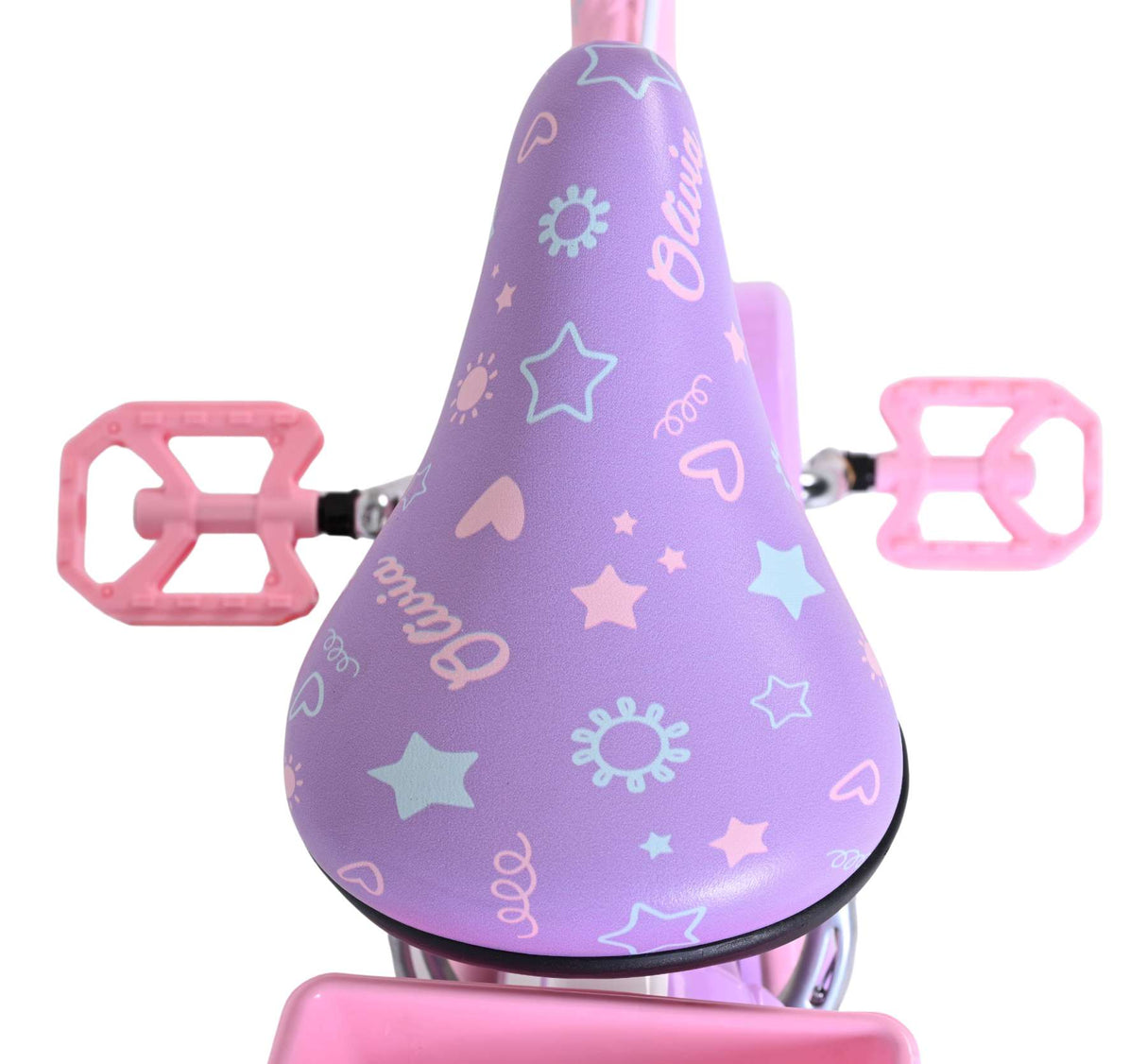 Volare Olivia Kinderfahrrad – Mädchen – 16 Zoll – Pink – zwei Handbremsen