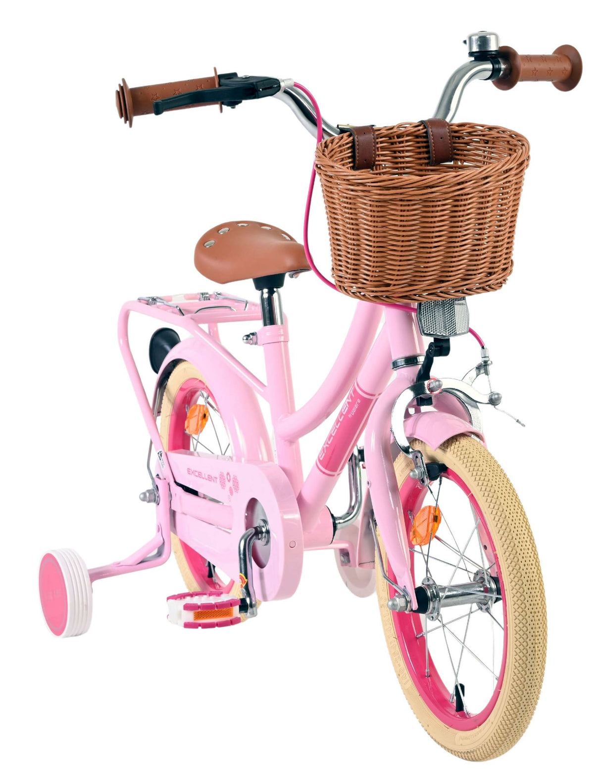 Volare ausgezeichnetes Kinderfahrrad – Mädchen – 14 Zoll – Rosa