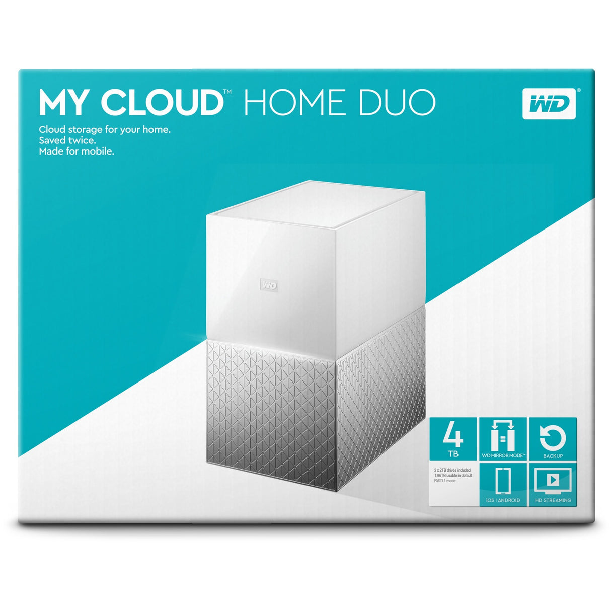 Wd mein Cloud Home Duo, 4 TB