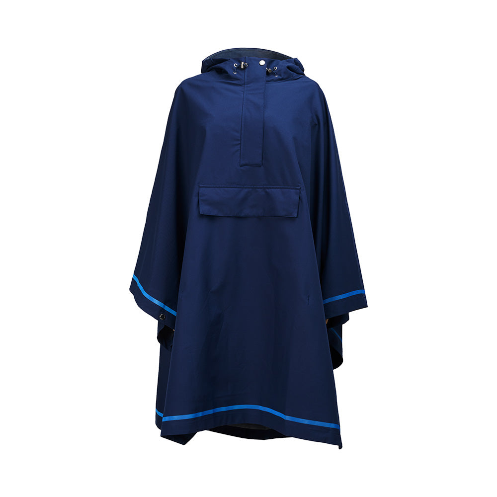Weathergoods Schweden Poncho Imbris blau m