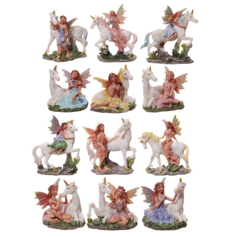Feen- und Einhorn-Miniaturfiguren