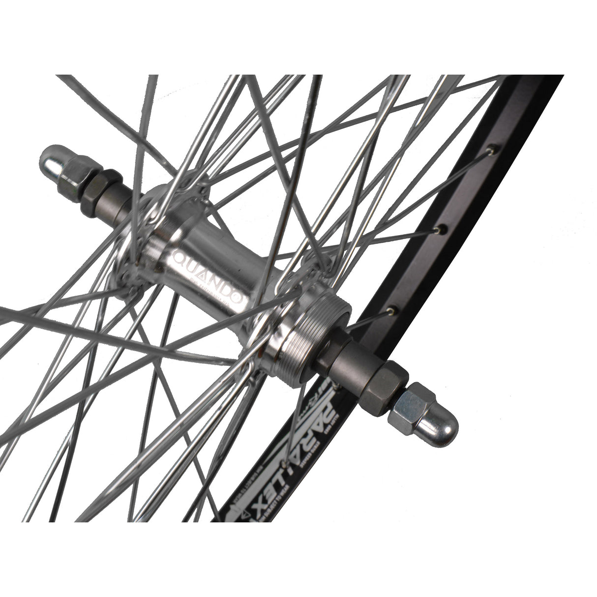 Roland Hinterrad 28-15 8-13 8 Parallex Pawn feste Achse Aluminium schwarz.