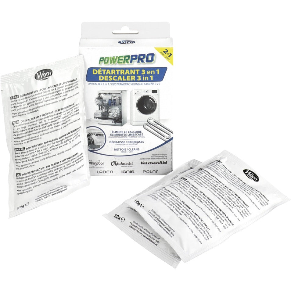 WPRO WPRO Descaler 3-in-1, 3x50g
