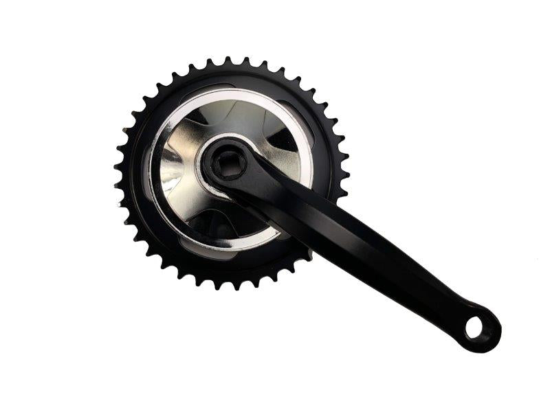 Imp Kurbel Set ORT 38T Schwarz 170 mm