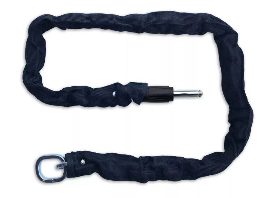 Trelock Plug -In -Kette 100 cm -geeignet für Trelock 350, 450, 455 Schlösser -Schützen -O -Konnektsystem