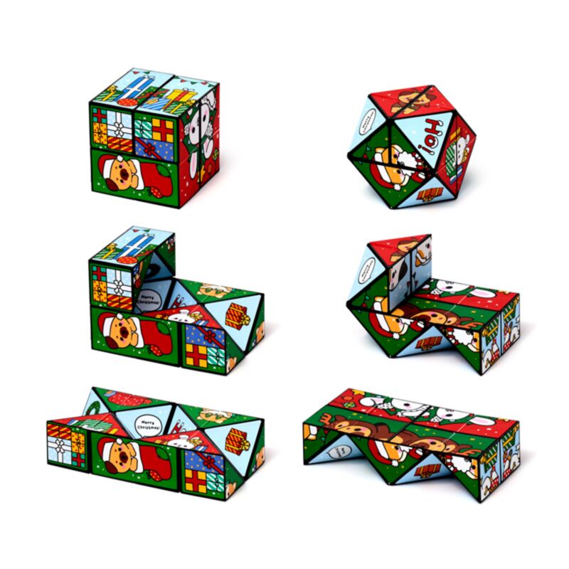 Weihnachten Adoramals Puzzle-Würfelspielzeug