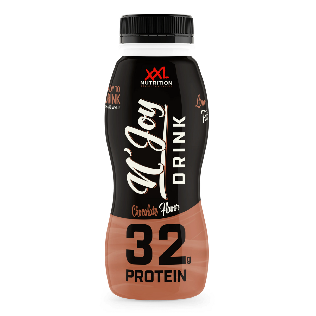 Xxl nutrition n'joy protein drink chocolade pet flesje (6x 310ml)