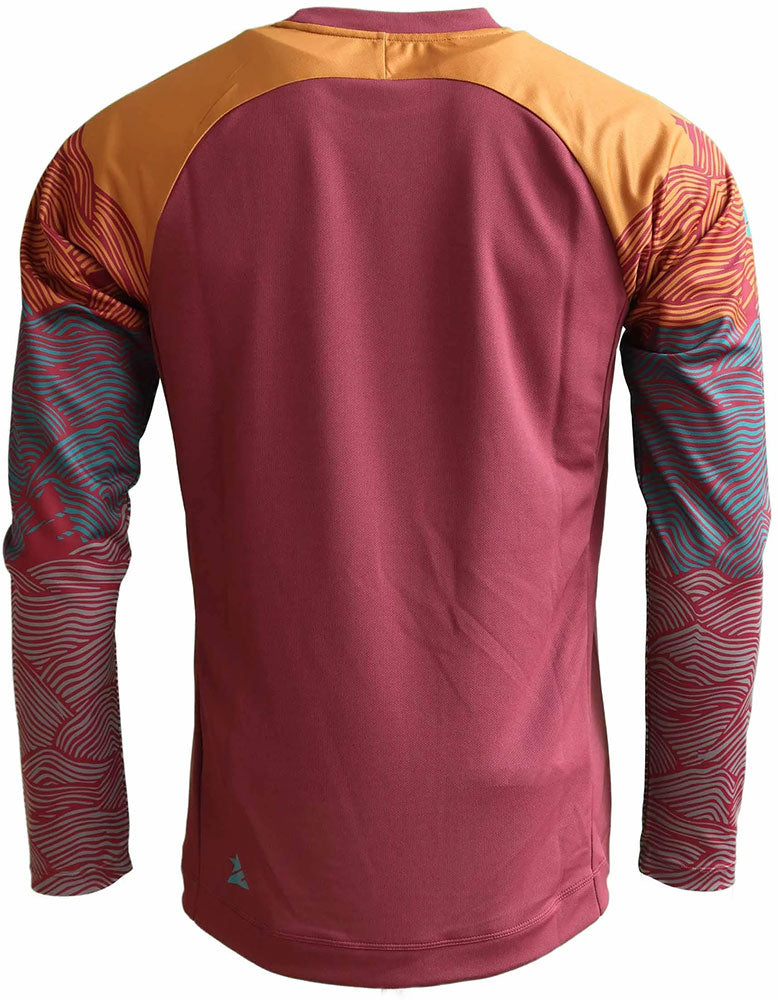 Zimtstern braapz - mtb long sleeve jersey windsor wine windsor wine | xl