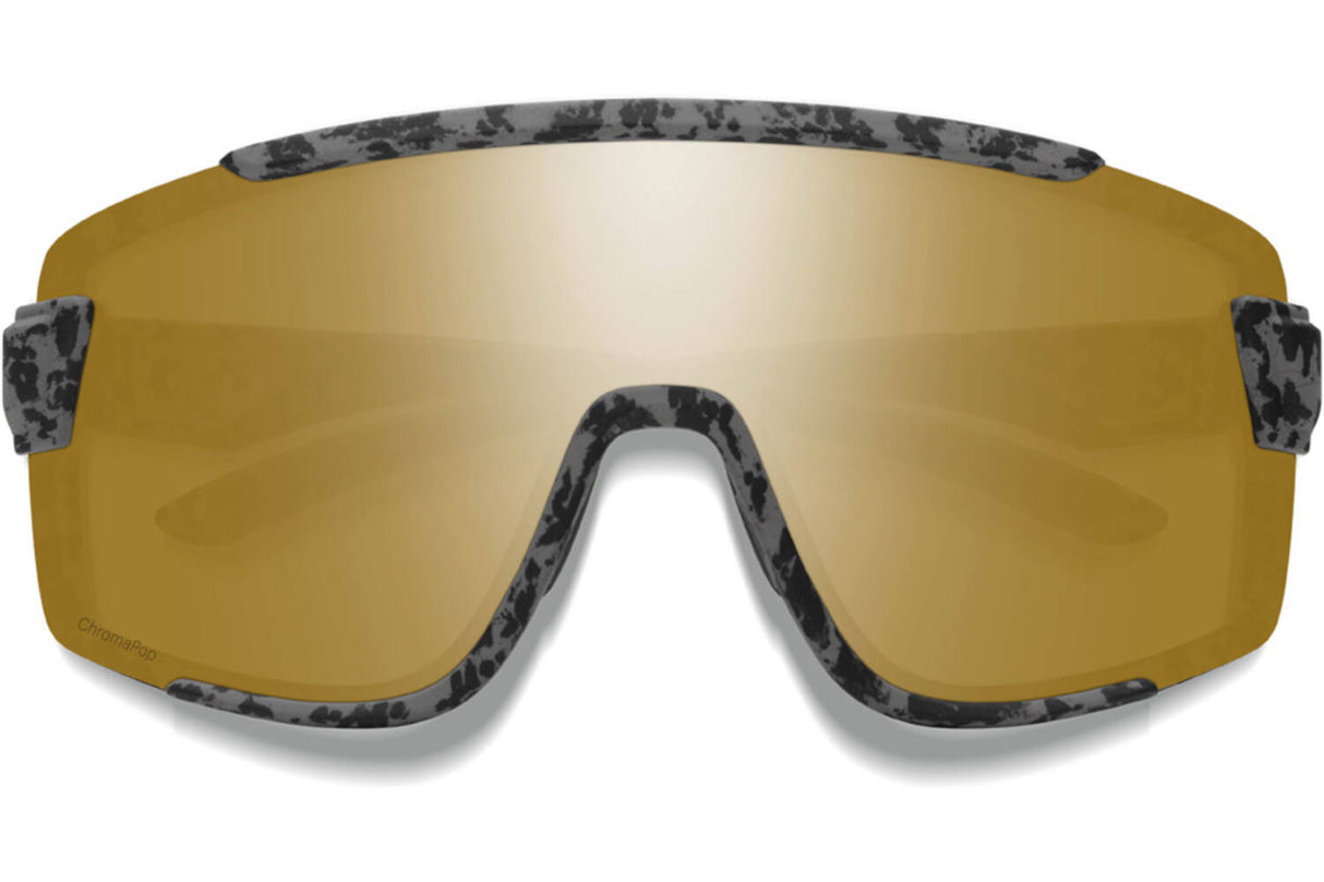 Smith Bril Wildcat Mattgrau Marmor Chromapop polarisierter Bronzespiegel