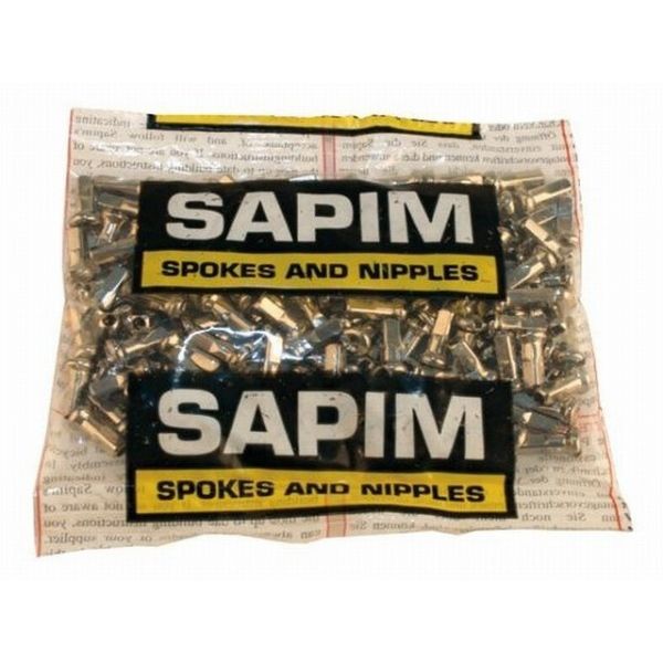 Sapim Spaak Nipple Rim 13 für Spaak 14 - Silber (100 Stück)