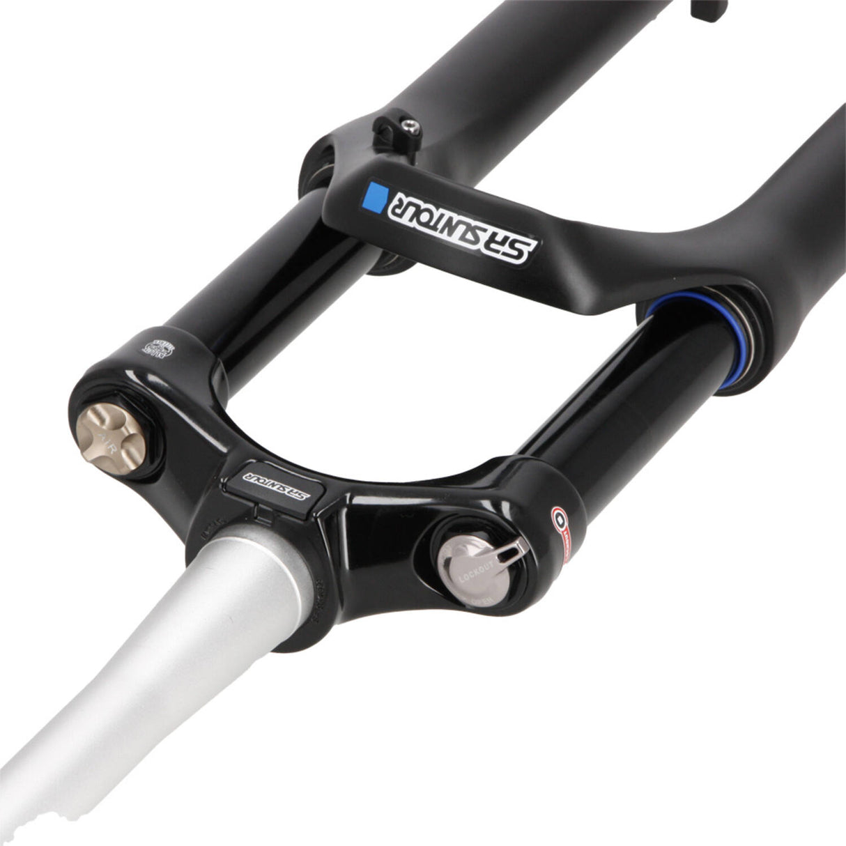 Srsuntour sr suntour - vork mobie45 lor ds luft 700c 100mm verjüngter 15 mm schwarz