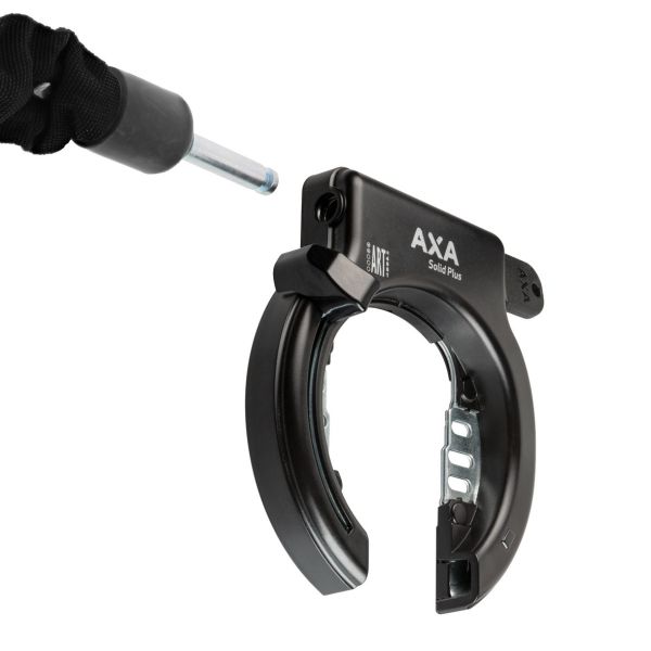 Axa Rahmenschloss Solid Plus Schwarz (auf Karte)