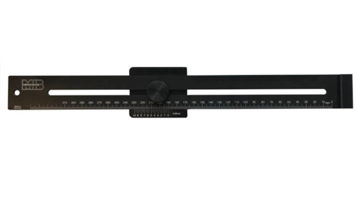 Mib Messzeuge Mib Schreiblineal 250mm schwarz