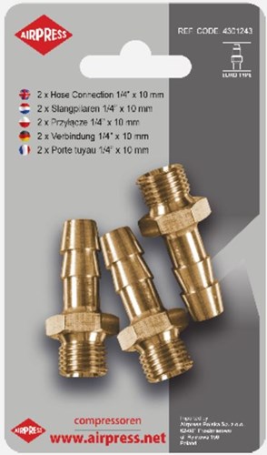 Schlauchtülle 1 2 - außen 10 mm