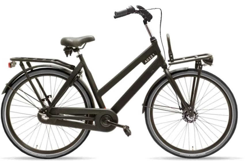 Avalon -Stil 28 Zoll 54 cm Damen 3V Coaster Bremsschwarz