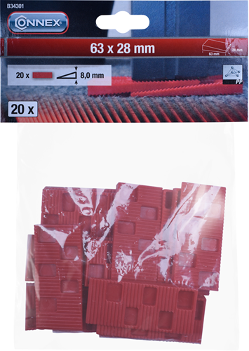 Connex Montagekeile Kunststoff. 8 mm 20-teilig – b34301