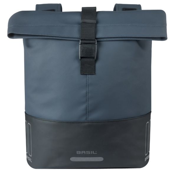 Basil Doppelte Fahrradtasche Cove 28-32l 14 x 29 x 36 cm - Blau Schwarz