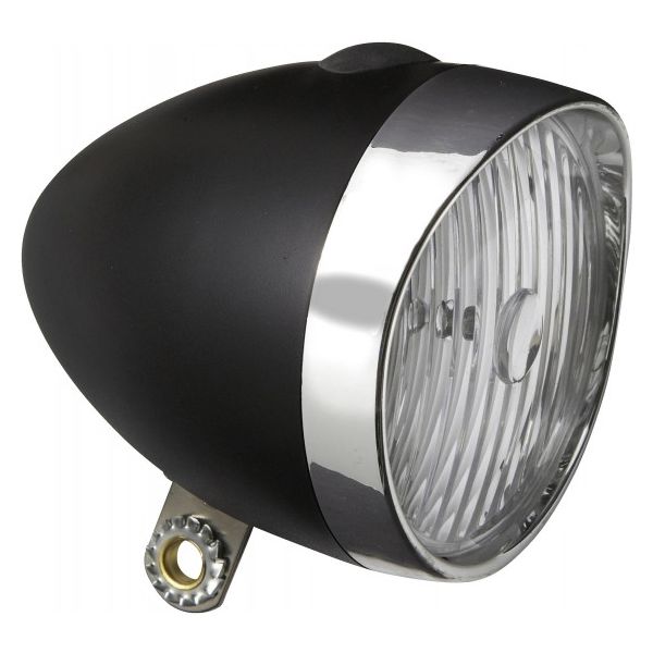 Edge -Scheinwerfer Retro 3 x LED - mit Batterien - Schwarz Chrom (Workshop -Verpackung)
