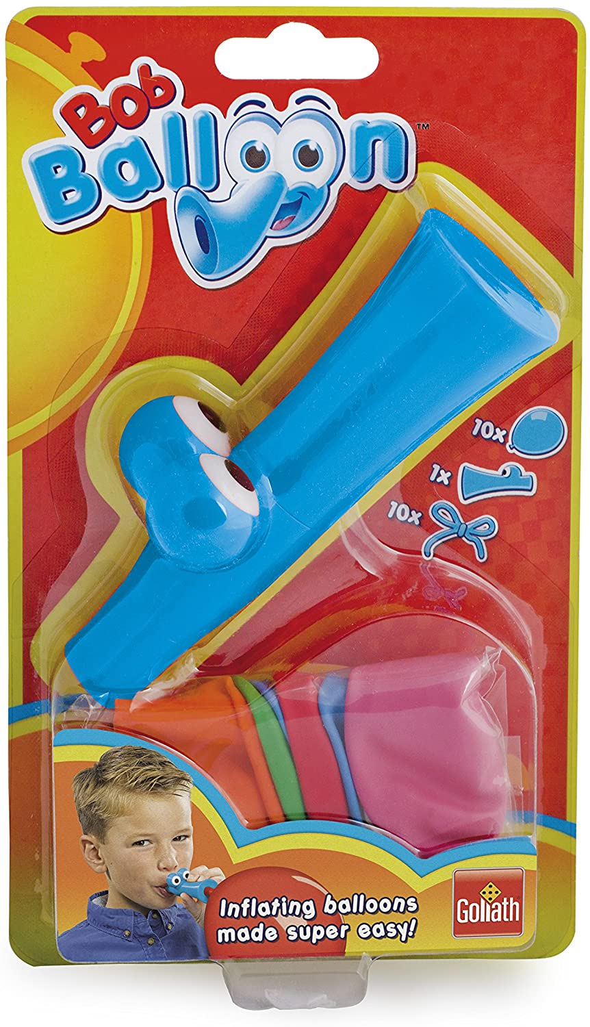 Goliath Bob Ballon Ballon aufblasbar Set mit Luftballons blau