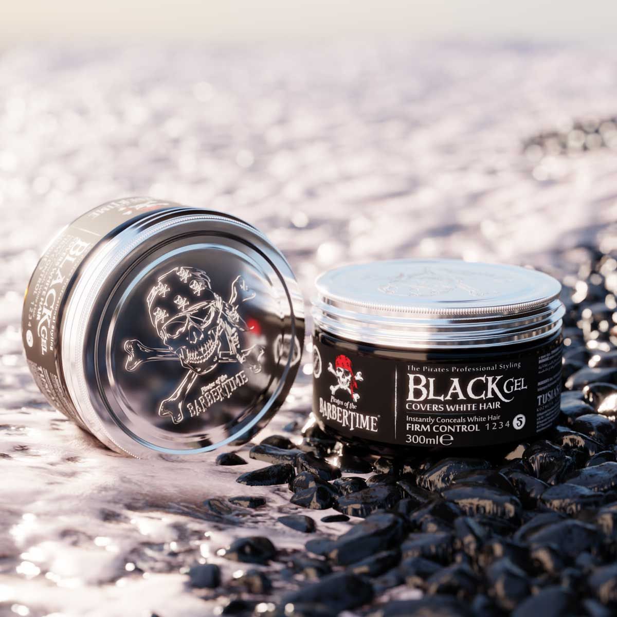 Barbertime schwarzes Gel 300 ml