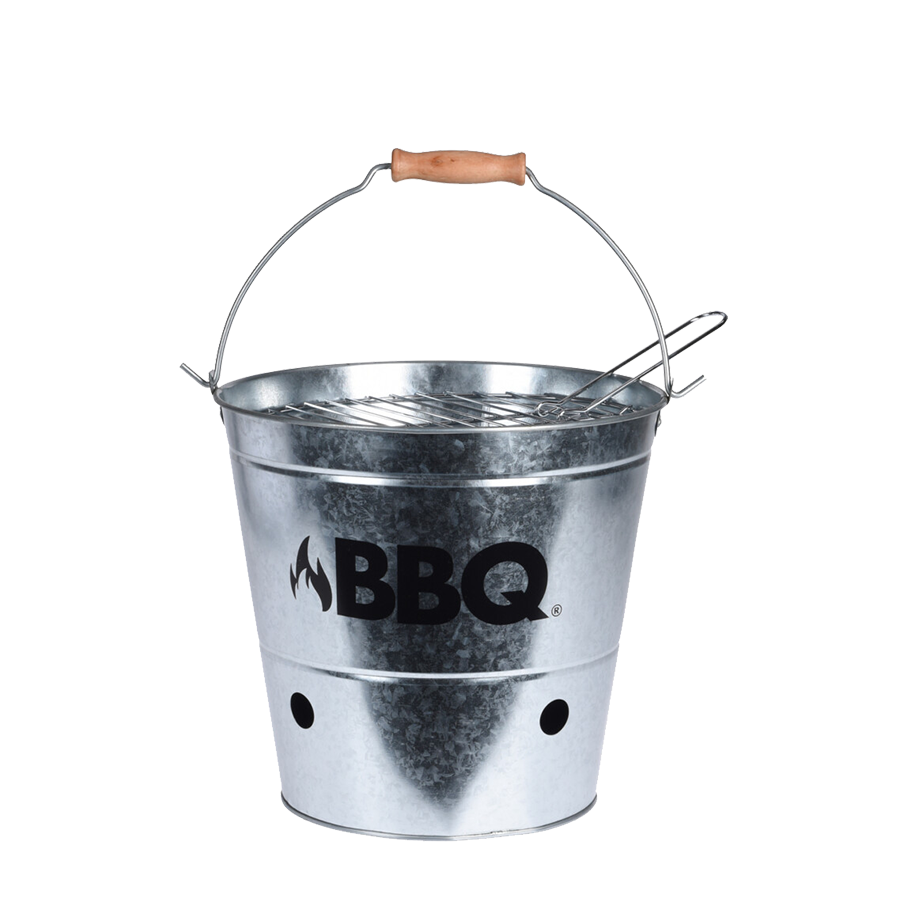 No-Brand-BBQ-Eimer, Durchmesser oben: 265 mm, Zink