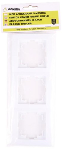 Enzo benson 3 voudig afdekraam wit - 4650019