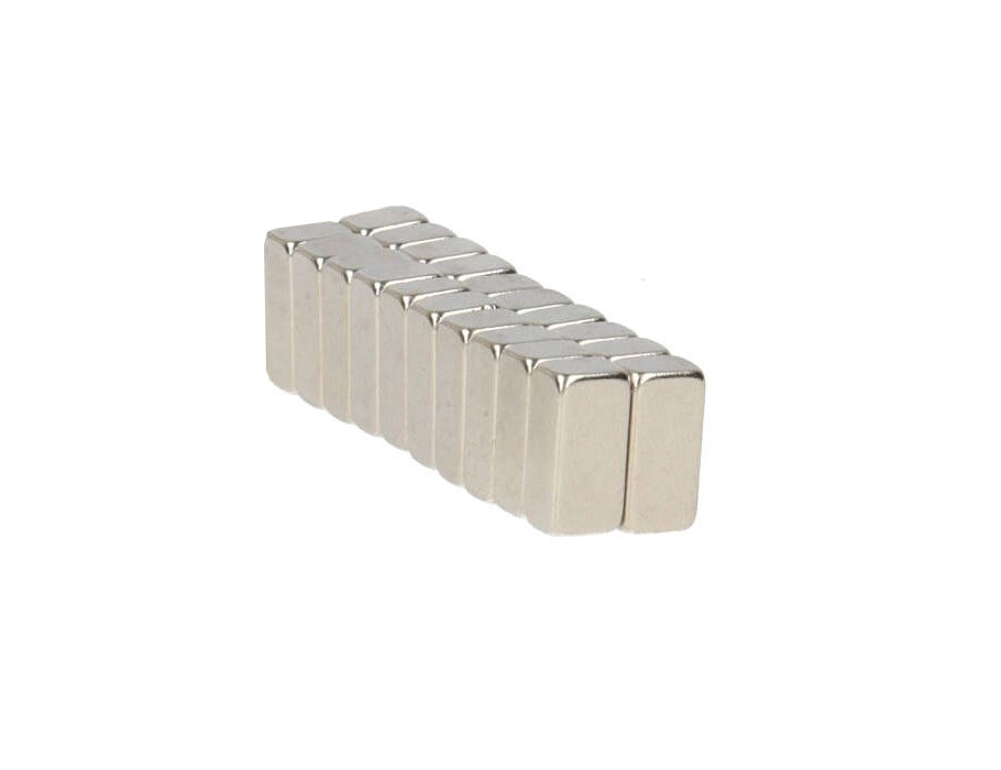 Sparen von Toper -Blockmagneten - Nickel -plattiert - 20st.