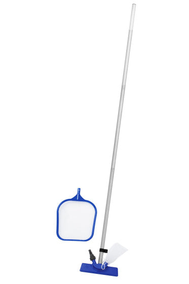 BESTWAY BASIC -Reinigungsset einschließlich Teleskopstahlblau