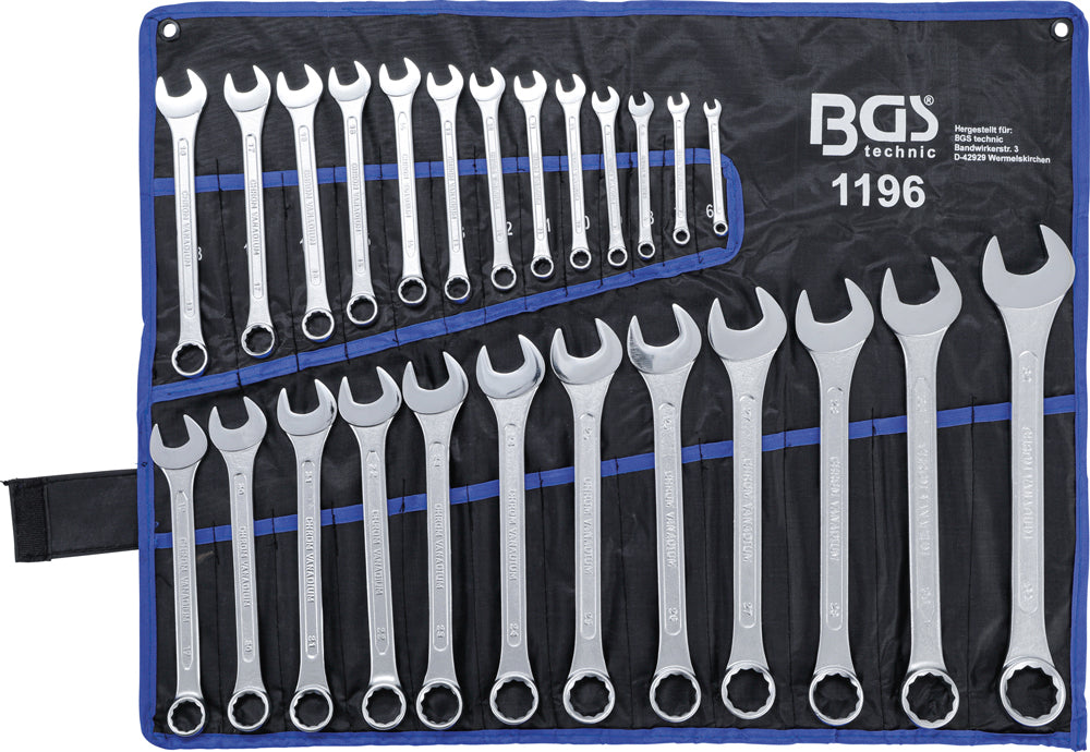 BGS Technic Ringmaulschlüssel-Satz 25-teilig