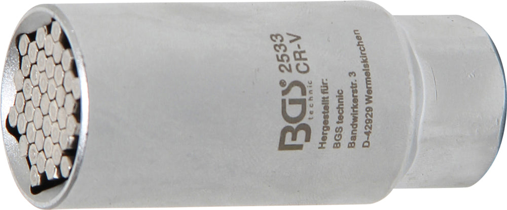 BGS Technic Mehrfachsteckdose 3 8 für 9-21 mm