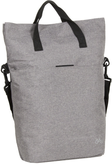 Bike Drops Shopper Fahrradtasche mit Schultergurt Nylon 12l grau