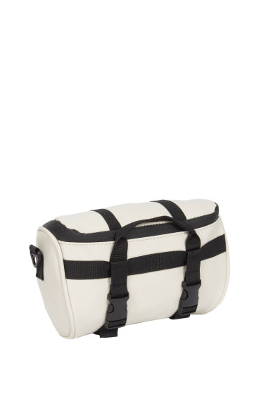 Fahrradspritzwasserabweisende Lenkertasche mit Schultergurt 3l beige