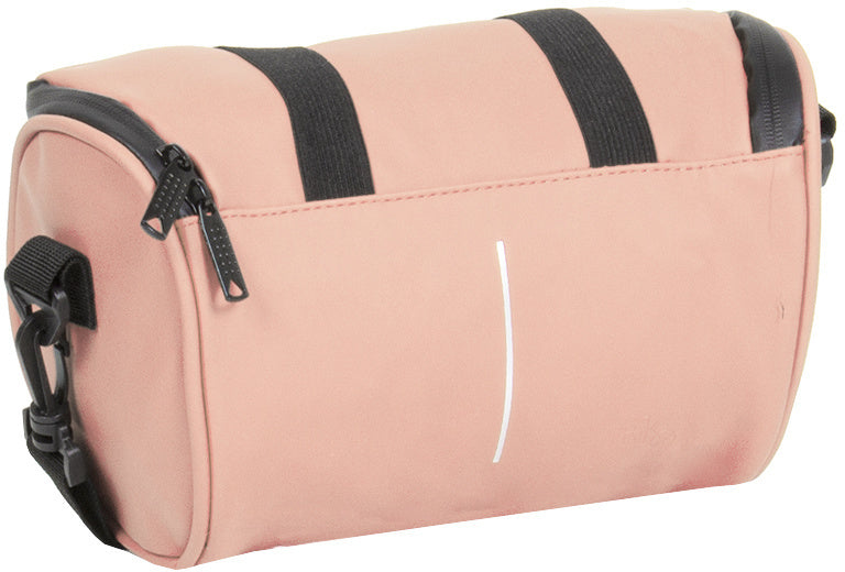 Fahrradspritzwasserabweisende Lenkertasche mit Schultergurt 3l rosa