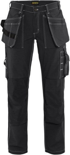 Blåkläder dames werkbroek 15451370 | zwart | maat 44 - 7330509500477