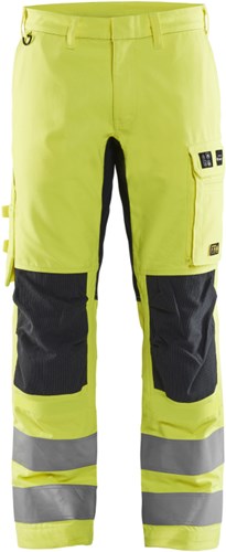 Blåkläder multinorm werkbroek inherent met stretch 17881512 | high vis geel marineblauw | maat 50 - 7330509805381