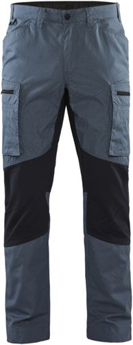 Blåkläder service werkbroek met stretch 14591845 | gevoelloos blauw donkerblauw | maat 56 - 7330509781401
