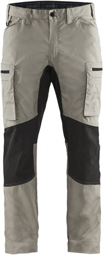 Blåkläder service werkbroek met stretch 14591845 | stone zwart | maat 50 - 7330509500583