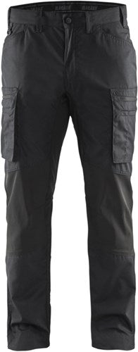 Blåkläder service werkbroek met stretch 14591845 | zwart | maat 60 - 7330509463017