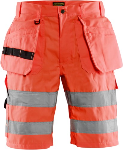Blåkläder short high-vis 15351811 | high vis rood | maat 62 - 7330509670071